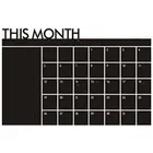 Со стирающимися чернилами доске съемные обои календарь в этом месяце Блокнот наклейки на стену для дома и офиса Маст-хэв доска из ПВХ 92*60 см