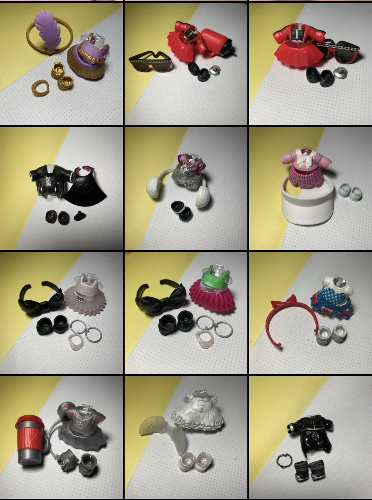1 комплект LOL Doll Одежда очки бутылка обувь аксессуары lol в продаже оригинальная