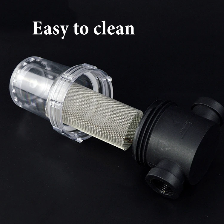 40/80 сетчатый пластиковый прозрачный ирригационный фильтр фитинги для