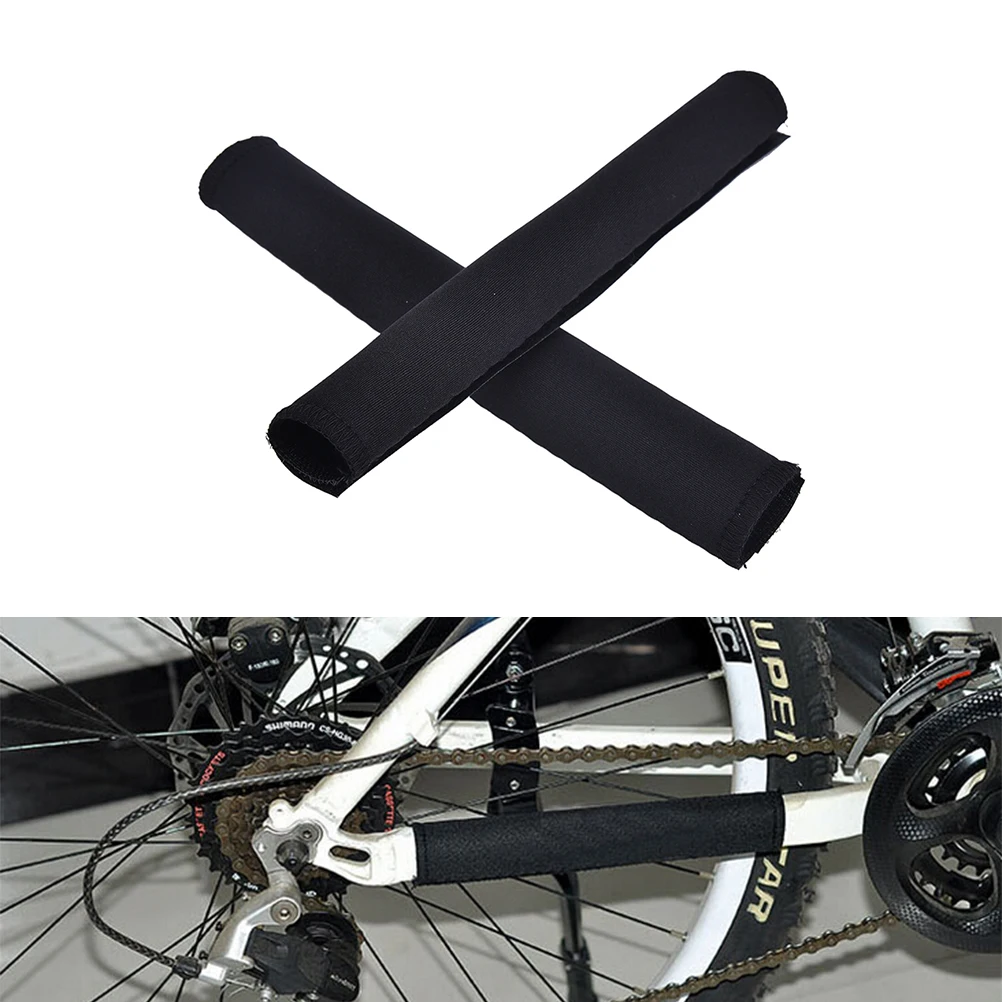 

2Pcs Cycling Care Chain Posted Guards Bicycle Frame Chain Protector Protector MTB Bike Care Guard Cover