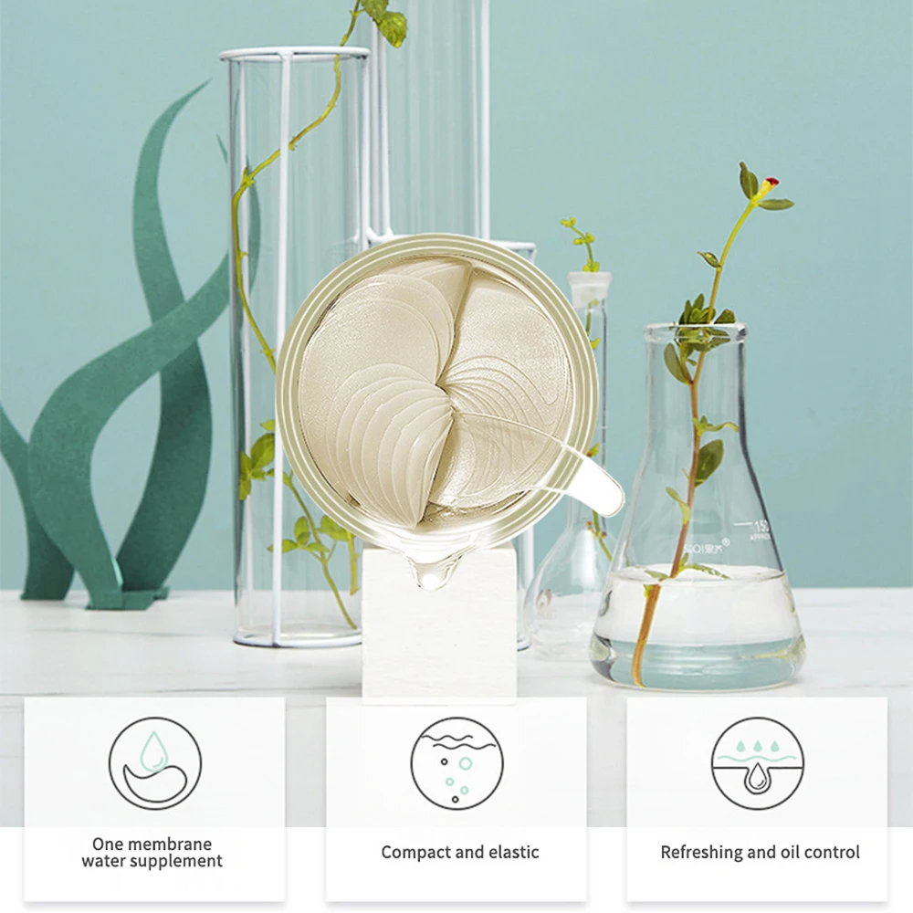 Кокосовая гидрогелевая маска для глаз патчи увлажняющий крем удаление темных