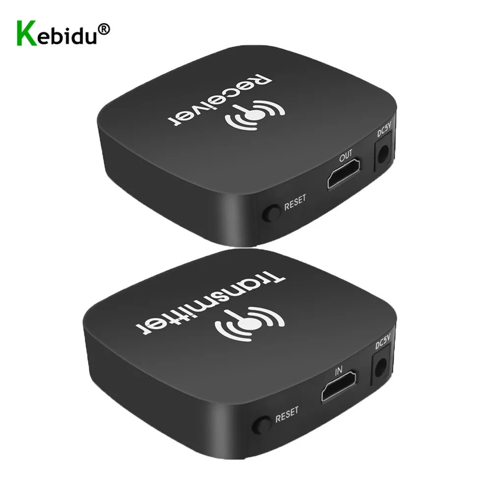 Kebidu 2 4 ГГц/5 ГГц 1080P беспроводной HDMI совместимый удлинитель Wifi аудио видео