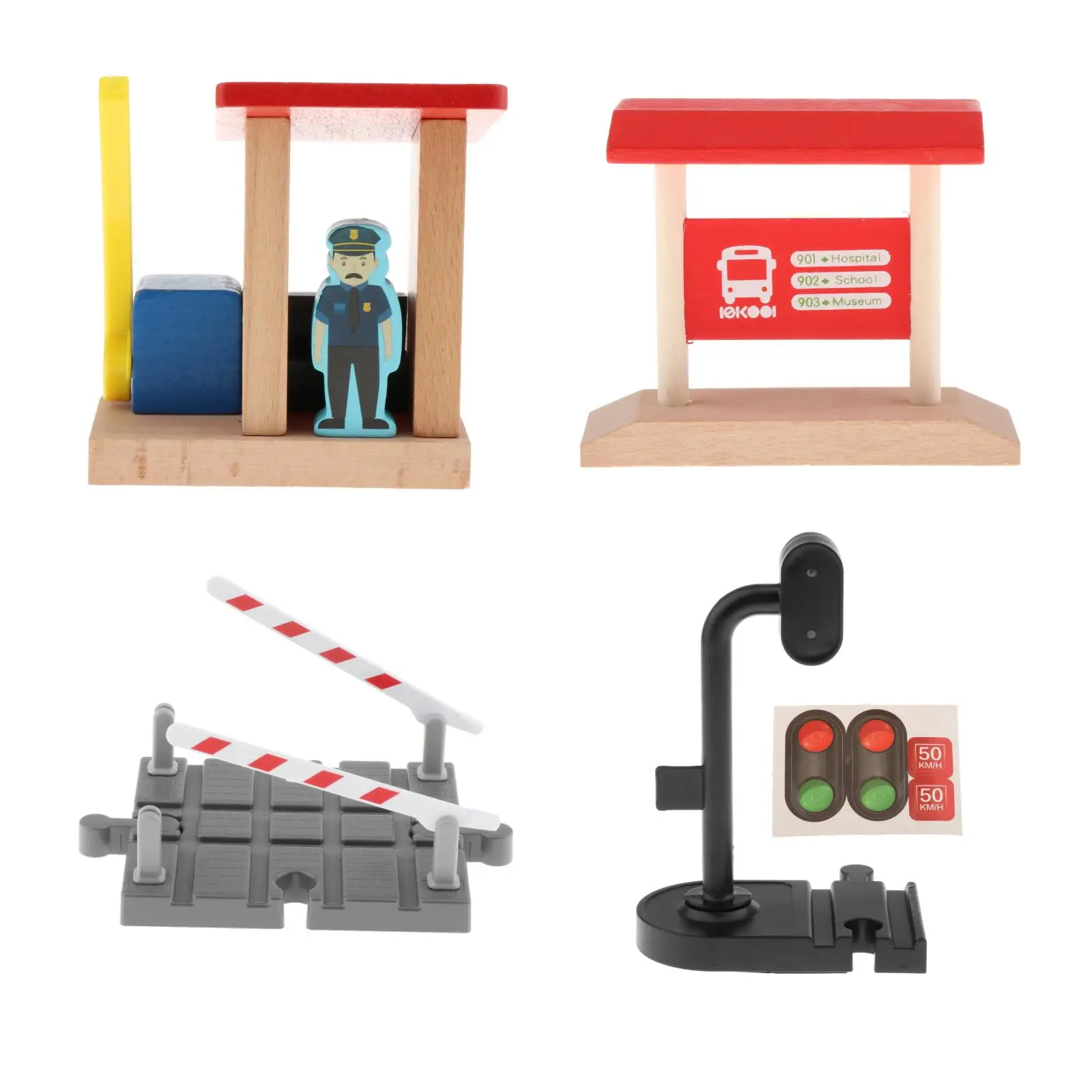 

Моделирование поезда для дорожного движения светильник сцены аксессуары здание для «паровозик Томас»