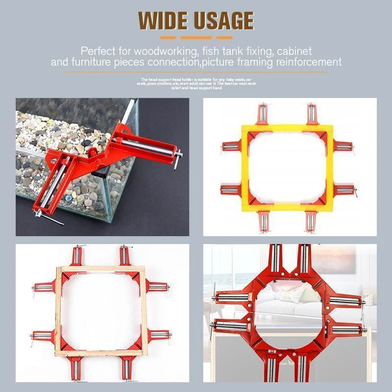 Угловой зажим под прямым углом 90 градусов угловой для фоторамки угловые зажимы 100