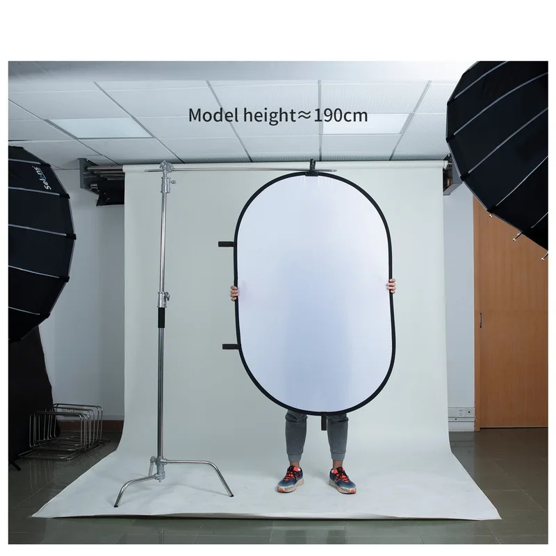 Selens 100X150CM Foldable Translucent Oval Reflector Photography Photo Studio Soft Panel Diffuser Board with Portable bag | Электроника