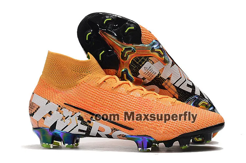 16 Mens Superfly VII 7 360 Elite SE FG CR7 Ronaldo Neymar NJR MDS 001 Dream Speed Boys Soccer Shoes Football Boots Cleats US6.5-11 - Цвет: 16