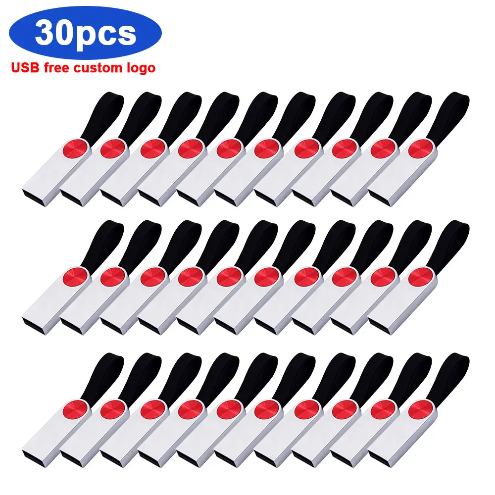 

30pcs/lot Pendrive USB Flash Drive cle usb Customize stick 64GB pen drive 4GB8GB 16GB 32GB 128GB storage devices For photography