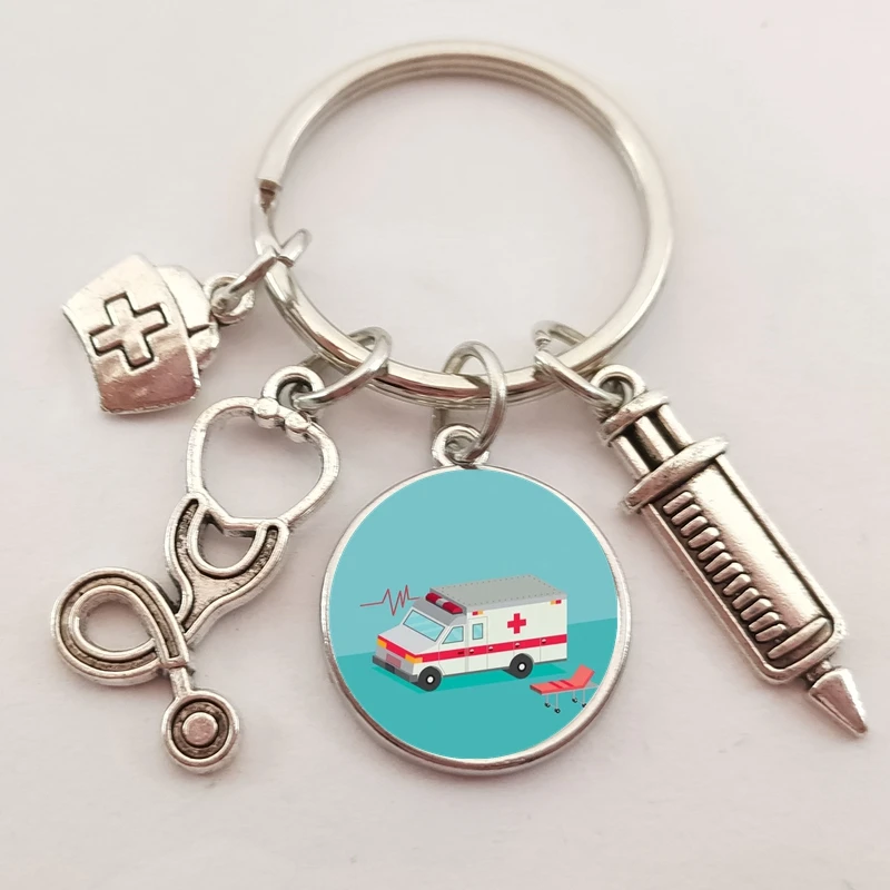 Модный красивый ангел звонок значок шаблона брелок мини медицинская модель