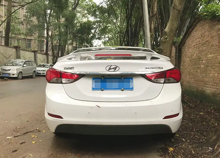 Спойлер для Hyundai Elantra 2012-2016 спойлер TF светодиодный Ной подсветкой из АБС-пластика
