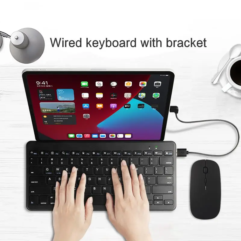 Wried клавиатура для iPad Pro 11 12 9 дюймов 2020 2018 Планшет ультра тонкий Мини Проводная Air 4