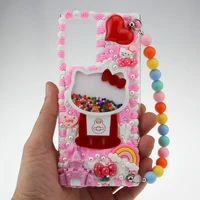 handmade new kawaii phone case for iphone 13 pro max 12 11 x xsmax xr se samsung note 20 ultra s21 cover huawei lovely customize