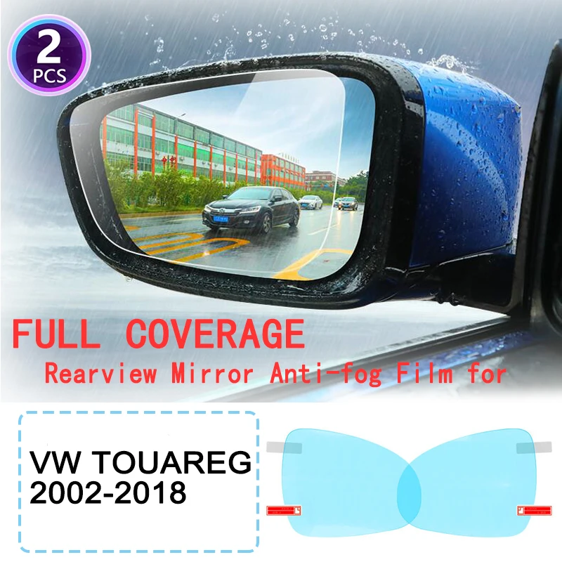 

DK Anti Fog Film Rainproof Film Full Cover Rearview Mirrors for Volkswagen VW Touareg 7L 7P 2002~2018 Clean Films