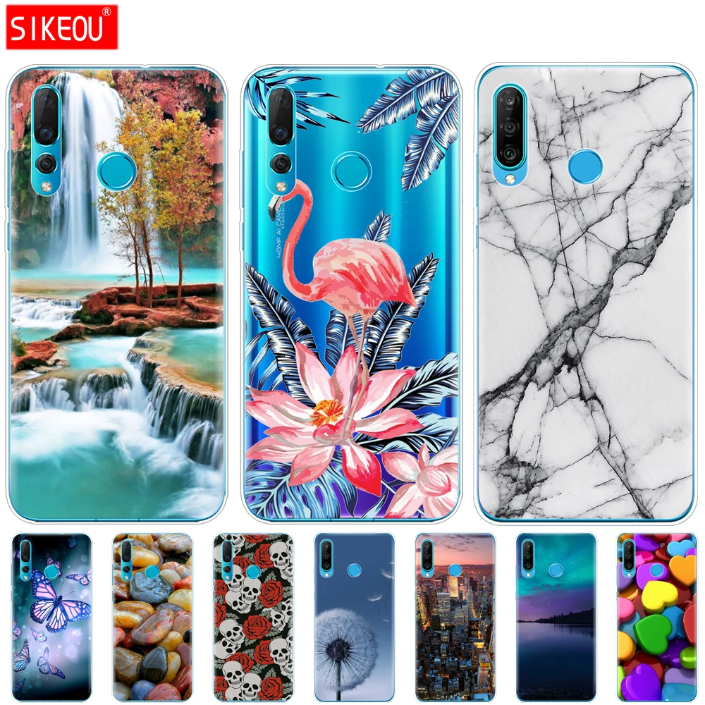 Силиконовый чехол для huawei Nova 4 4e мягкий из ТПУ задняя крышка телефона Nova4 nova4E