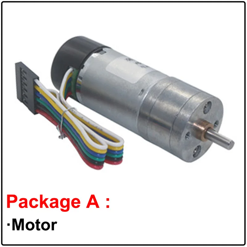 Мини мотор редуктор постоянного тока 6 в 12 В 24 с кодером двигателе 1360 об/мин
