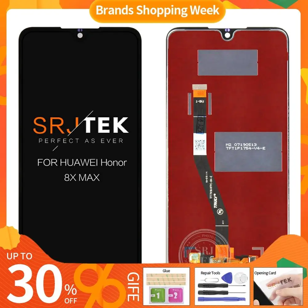 Новый 6 5 &quotЖК дисплей для Huawei Honor 8X Max сенсорный экран дигитайзер сборка HUAWEI Honor8X