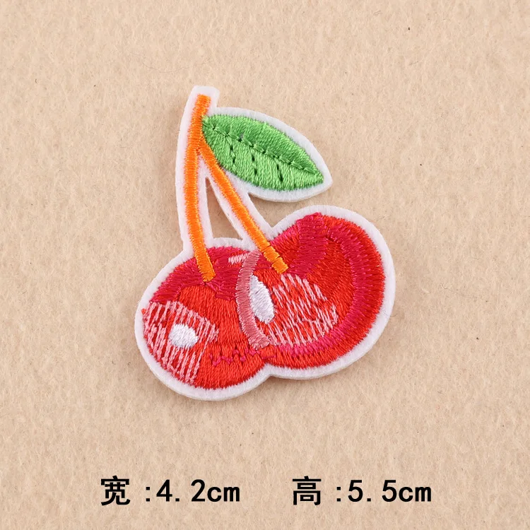 37 разные стили Мультяшные фрукты утюгом нашивки для детской одежды вышивка