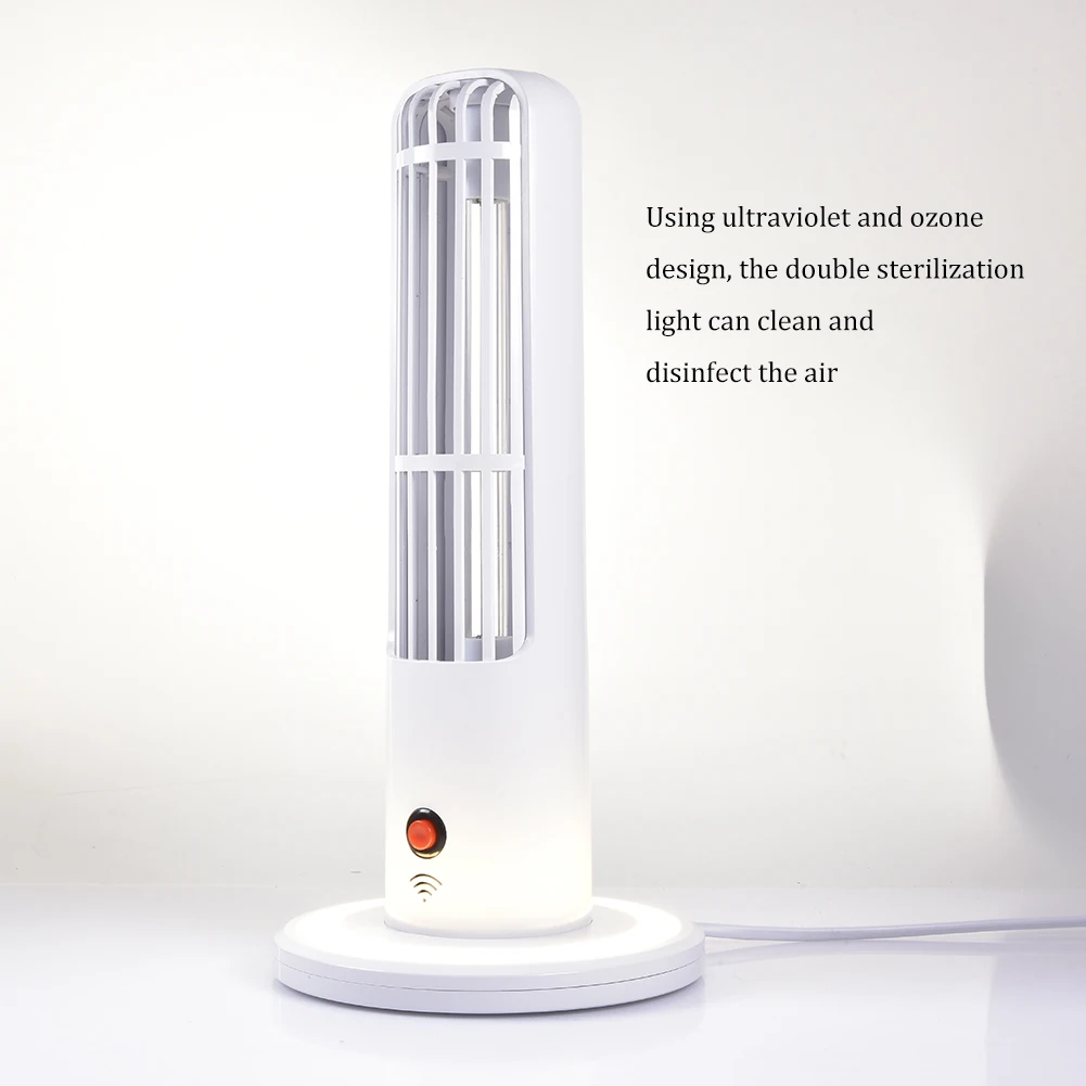 Ультрафиолетовая стерилизующая лампа UVC ночник для дезинфекции с таймером и