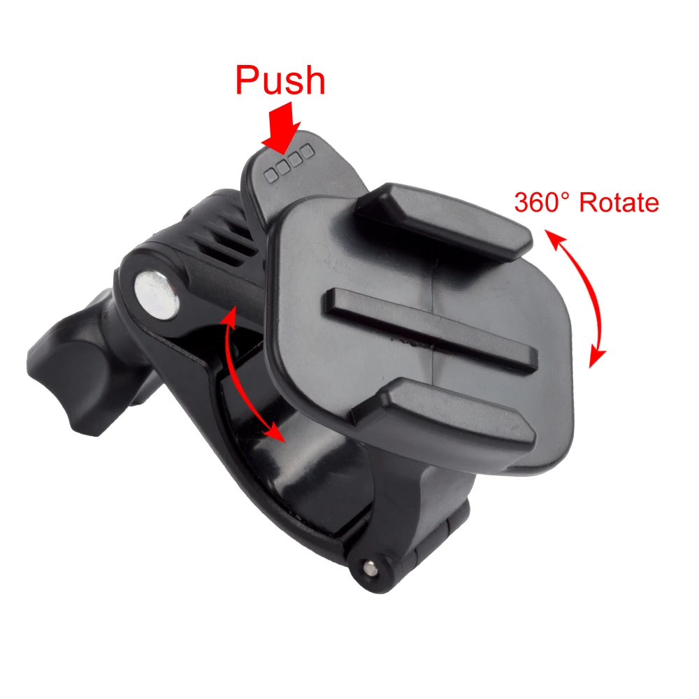 ORBMART, крепление на руль велосипеда мотоцикла с поворотом на 360 для GoPro Hero 8 7 6 5 Go Pro SJCAM Xiaomi Yi