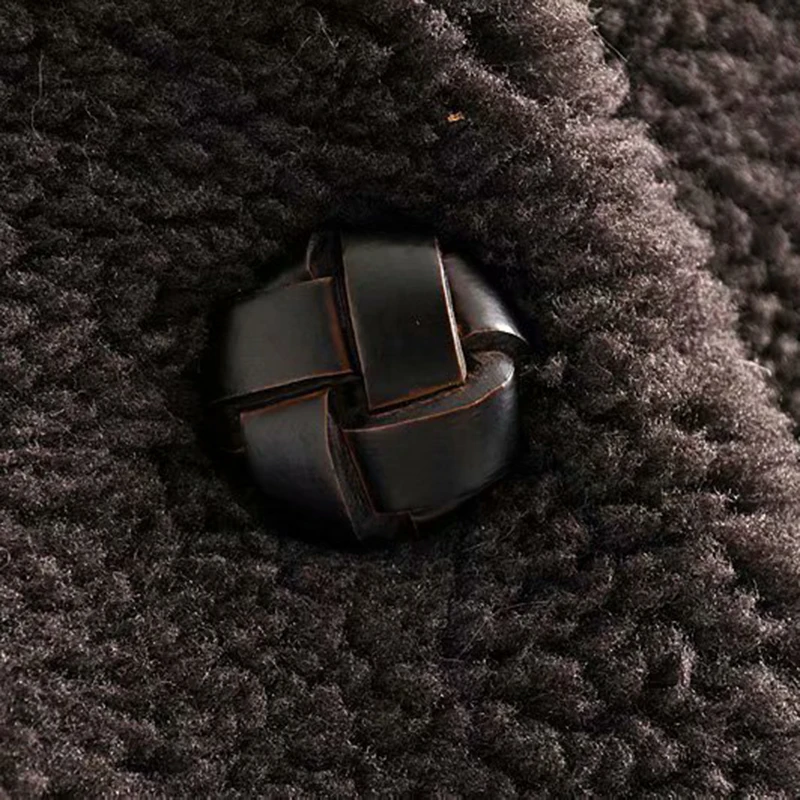 Новая модная теплая куртка ZA из искусственного меха ягненка женское