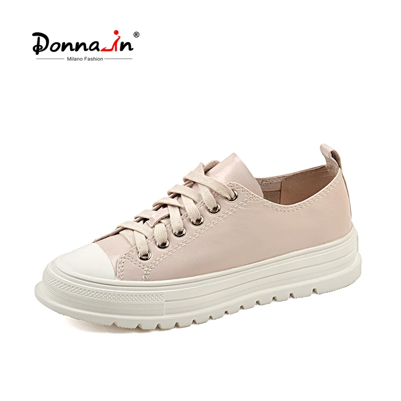 Кроссовки Donna-in женские из натуральной коровьей кожи повседневные обувь на