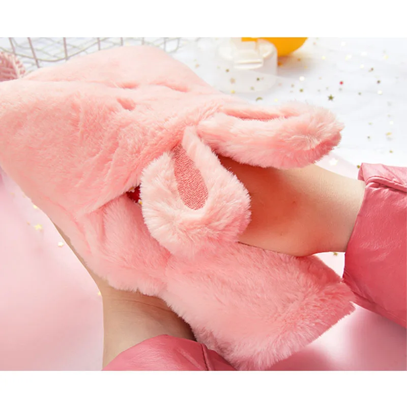 Крышка для бутылки с горячей водой Saim мультяшная плюшевая милая сумка подогрева