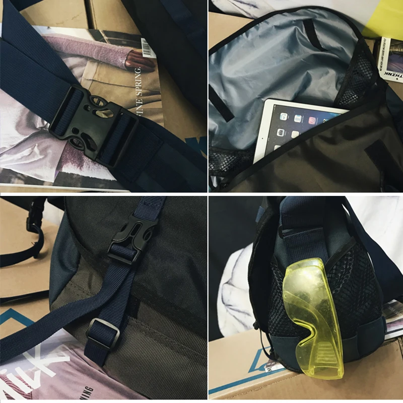 Сумка мессенджер уличная Мужская водонепроницаемая нейлоновая сумка через