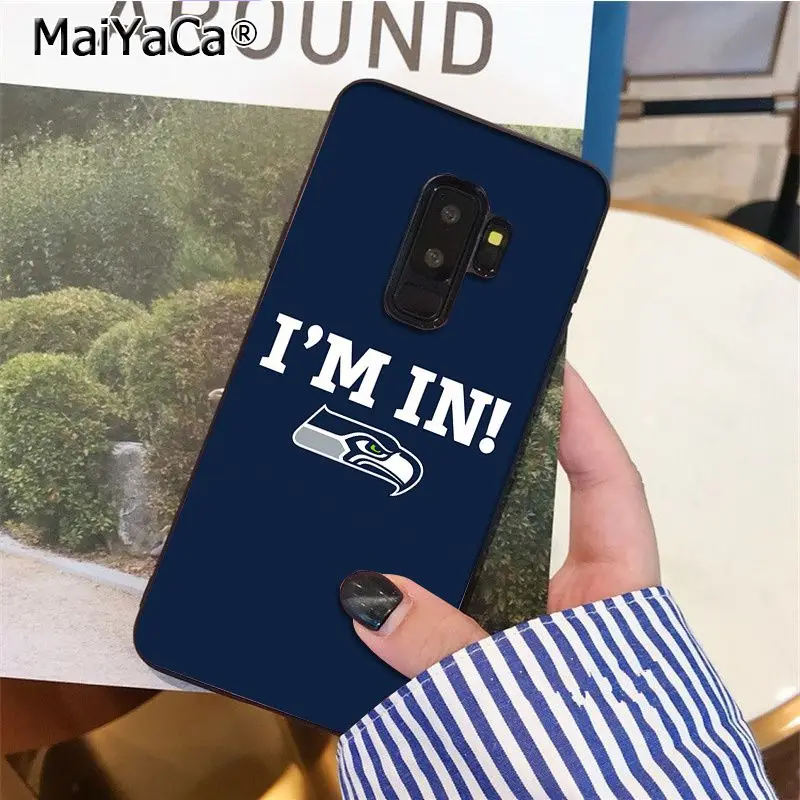 MaiYaCa Seattle Seahawks ТПУ Мягкий силиконовый чехол для телефона чехол для samsung S9 S9 плюс S5 S6 S6edge S6plus S7 S7edge S8 S8plus