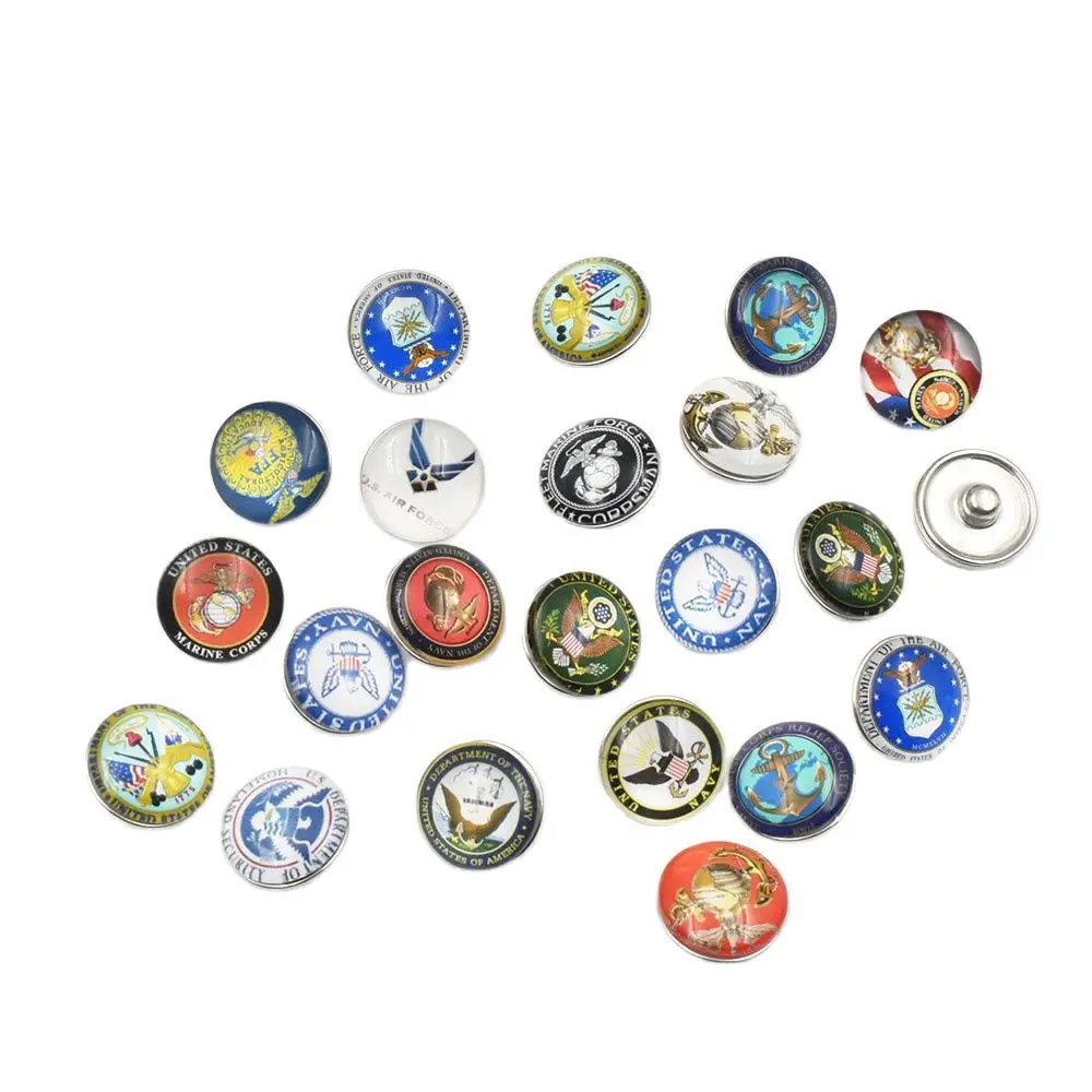 

10 шт., стеклянные кнопки для кабошона