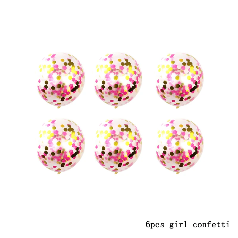 Розовый и голубой номер фольга воздушные шары для маленьких мальчиков девочек