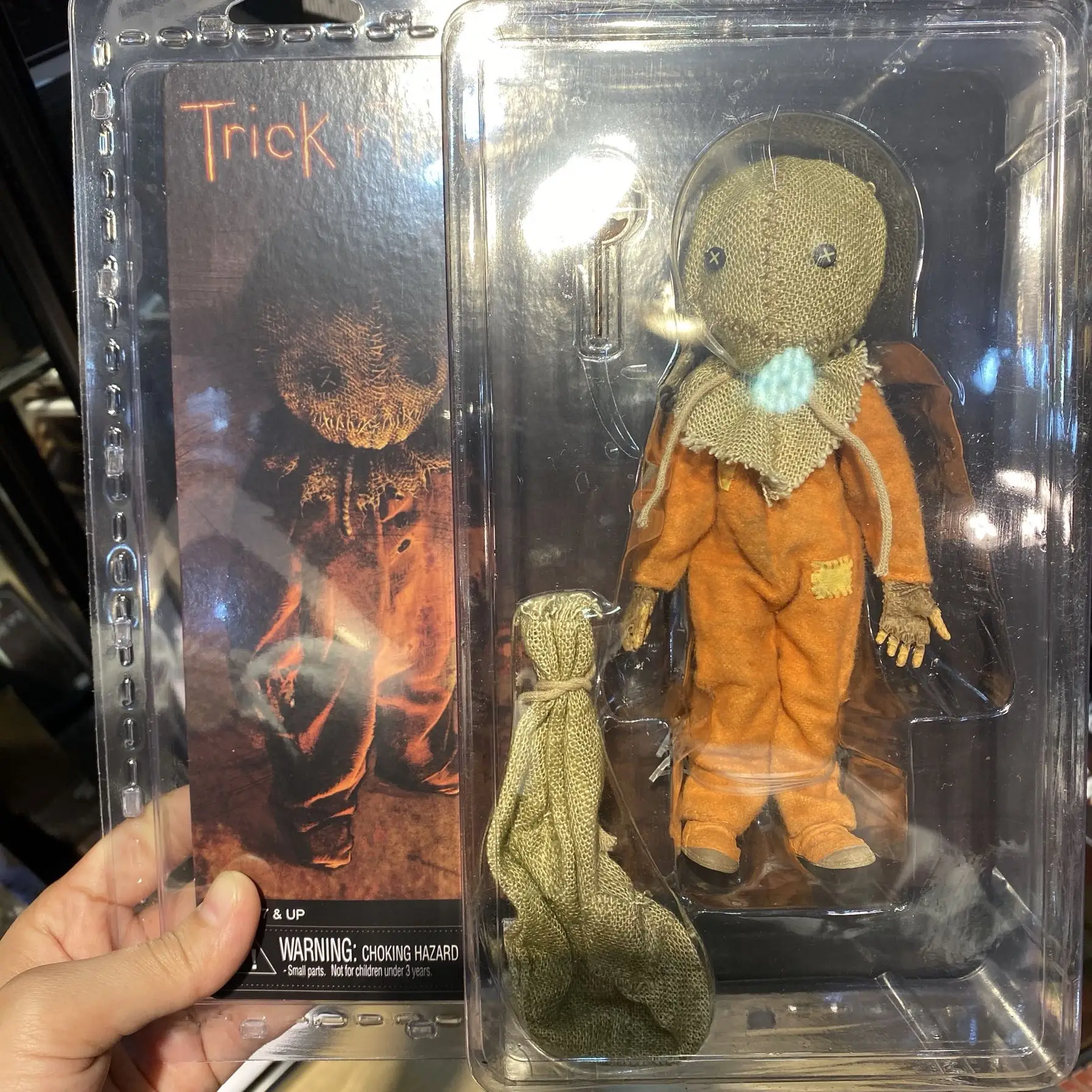 Trick R Treat Sam Clothed " масштаб фигурка с сумкой и леденец Хэллоуин 2007 классический фильм игрушки NECA коллекция кукла