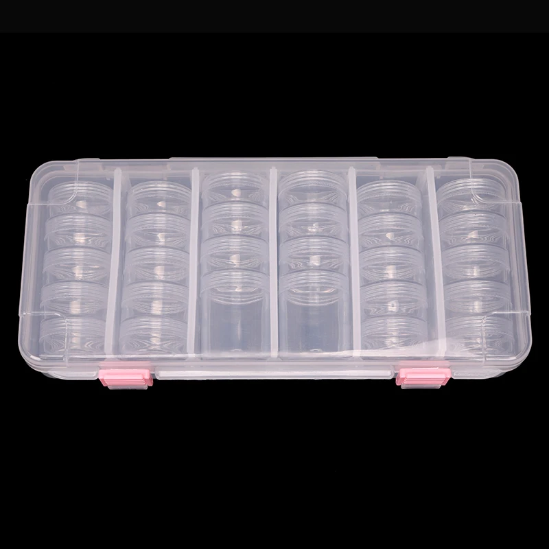 

28 Grid Diamond Embroidery Diamond Painting Accessories Tool Cross Stitch Storage Box Family Decoration Gift
