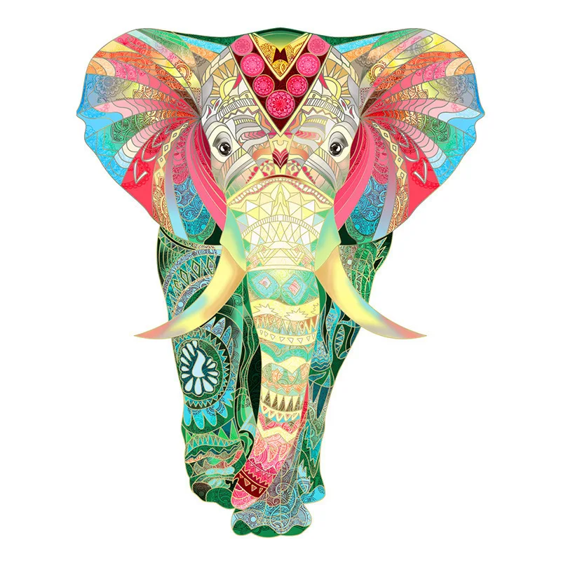 A3/A4/A5 деревянный пазл с инопланетянином необычный трехмерный животными