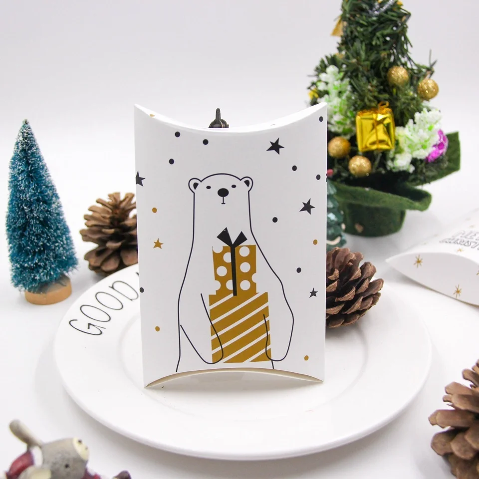 

Рождественские подарочные коробки картон DIY House 10 шт.