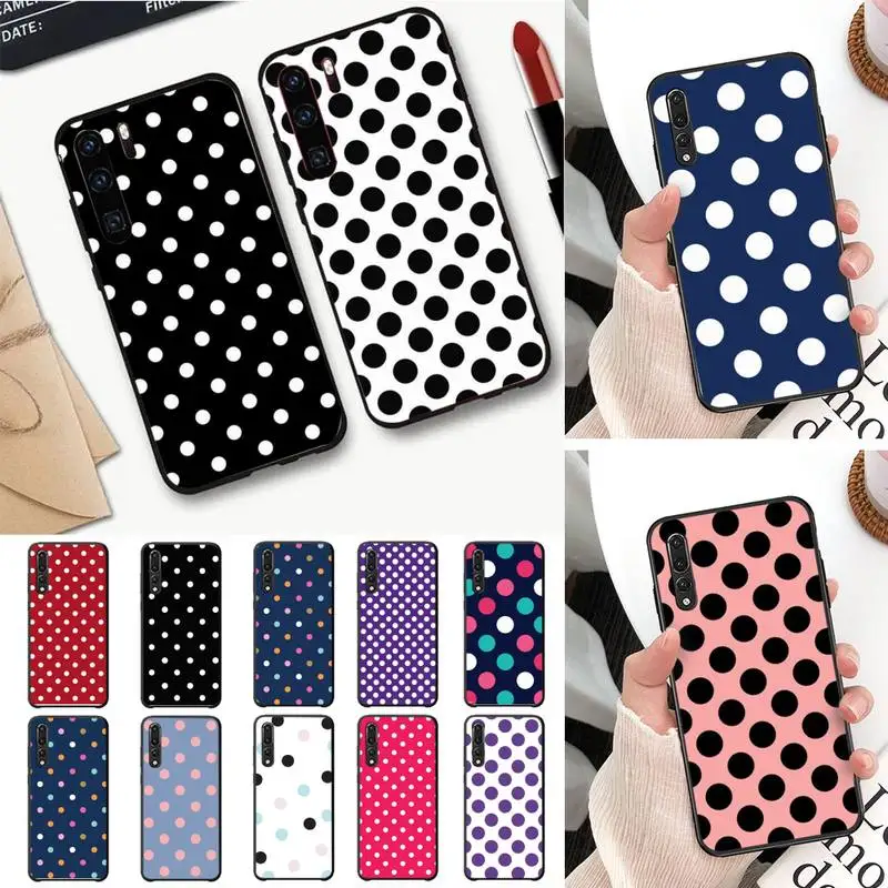 TOPLBPCS чехол для телефона в горошек с художественной печатью и Серебряной звездой