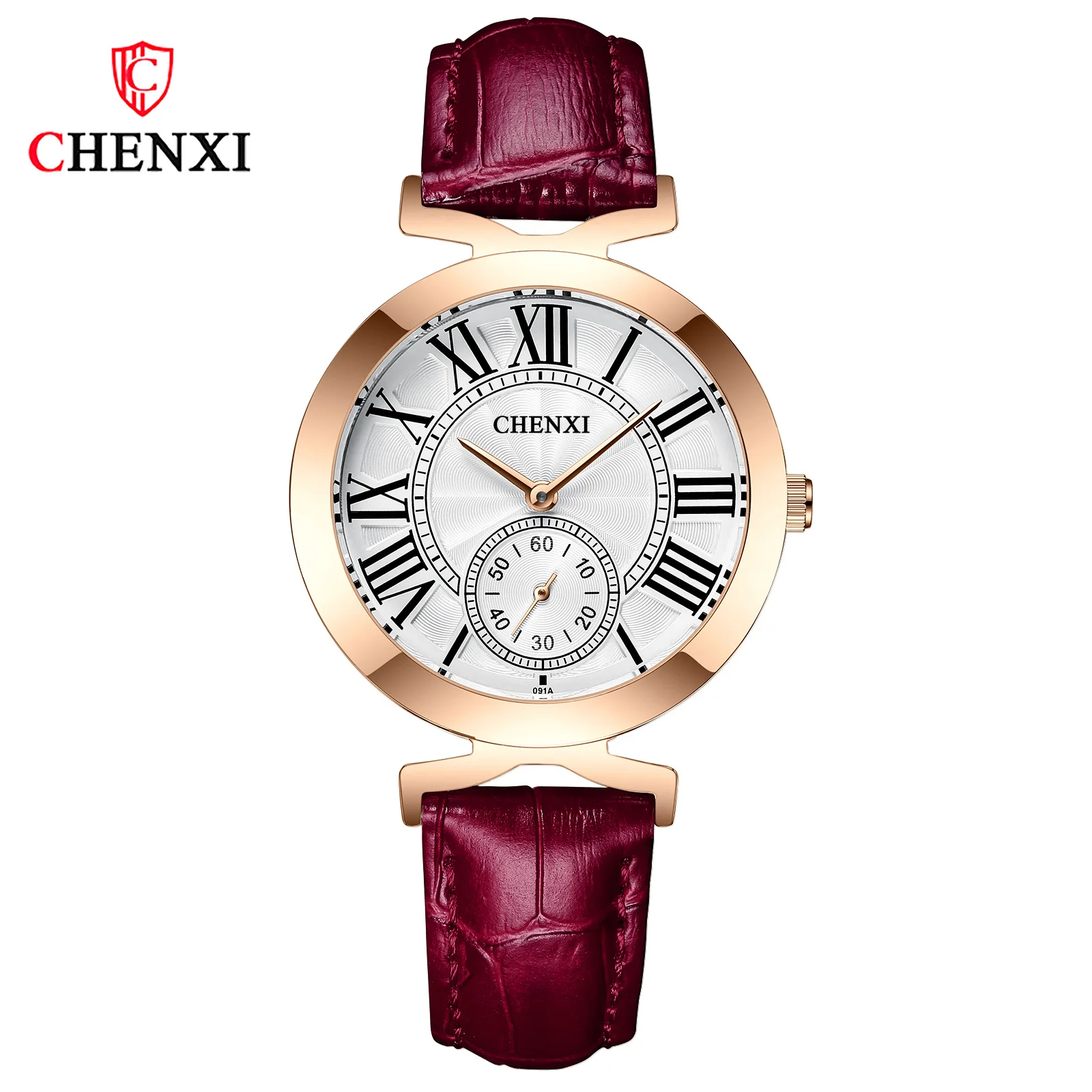 

New Fashion Roman Design Women Quartz Watches Waterproof Genuine Leather Luxury Rose Gold Ladies Watch Female Clock reloj mujer