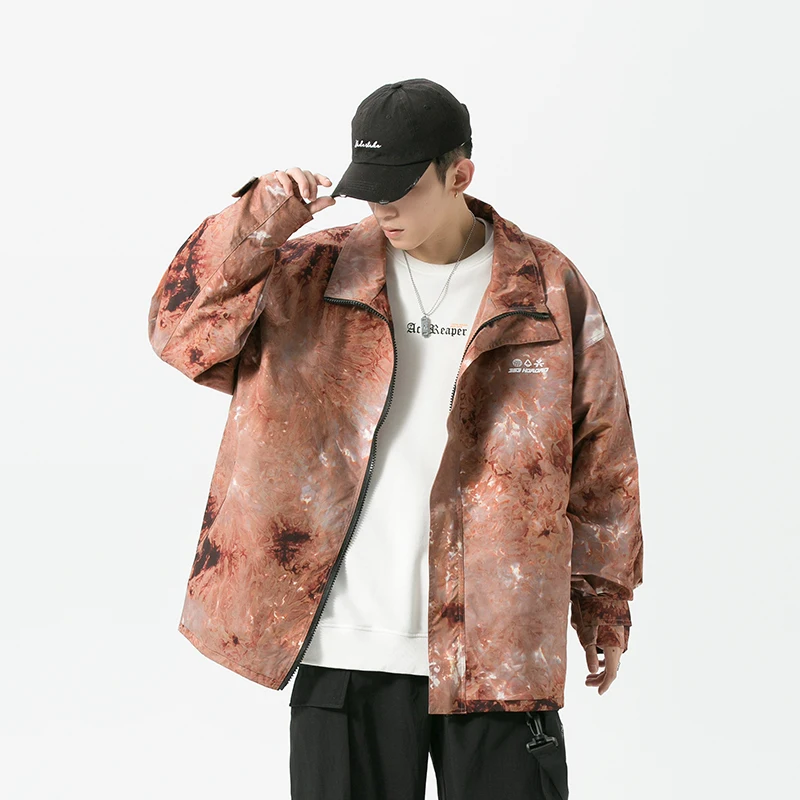 Мужские куртки и пальто с буквенным принтом для мужчин осенняя верхняя одежда