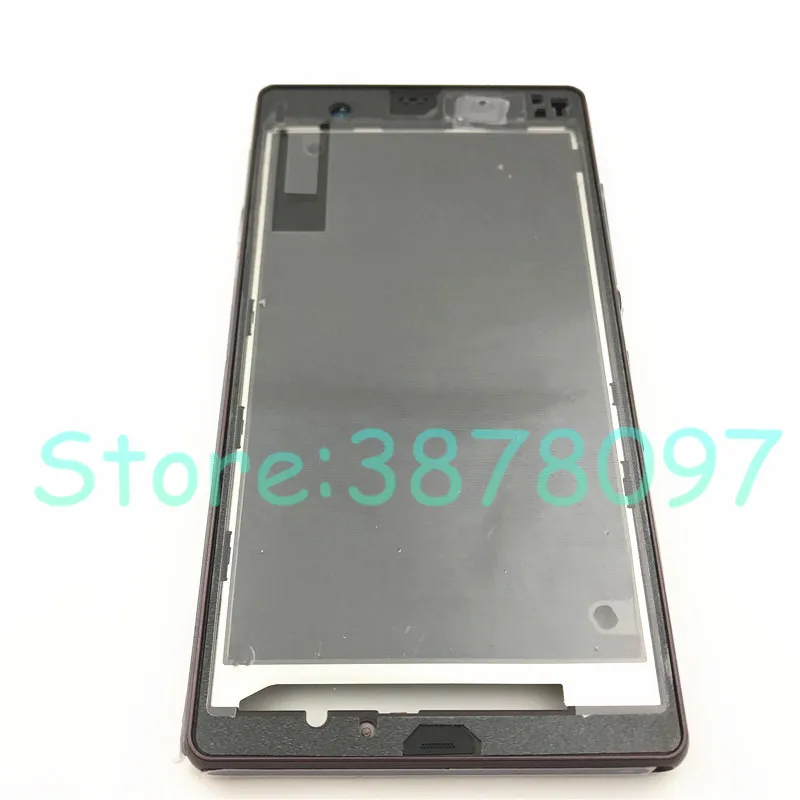 Для Sony Xperia Z L36h C6602 C6603 полный корпус передняя рама боковая полоса порт задняя