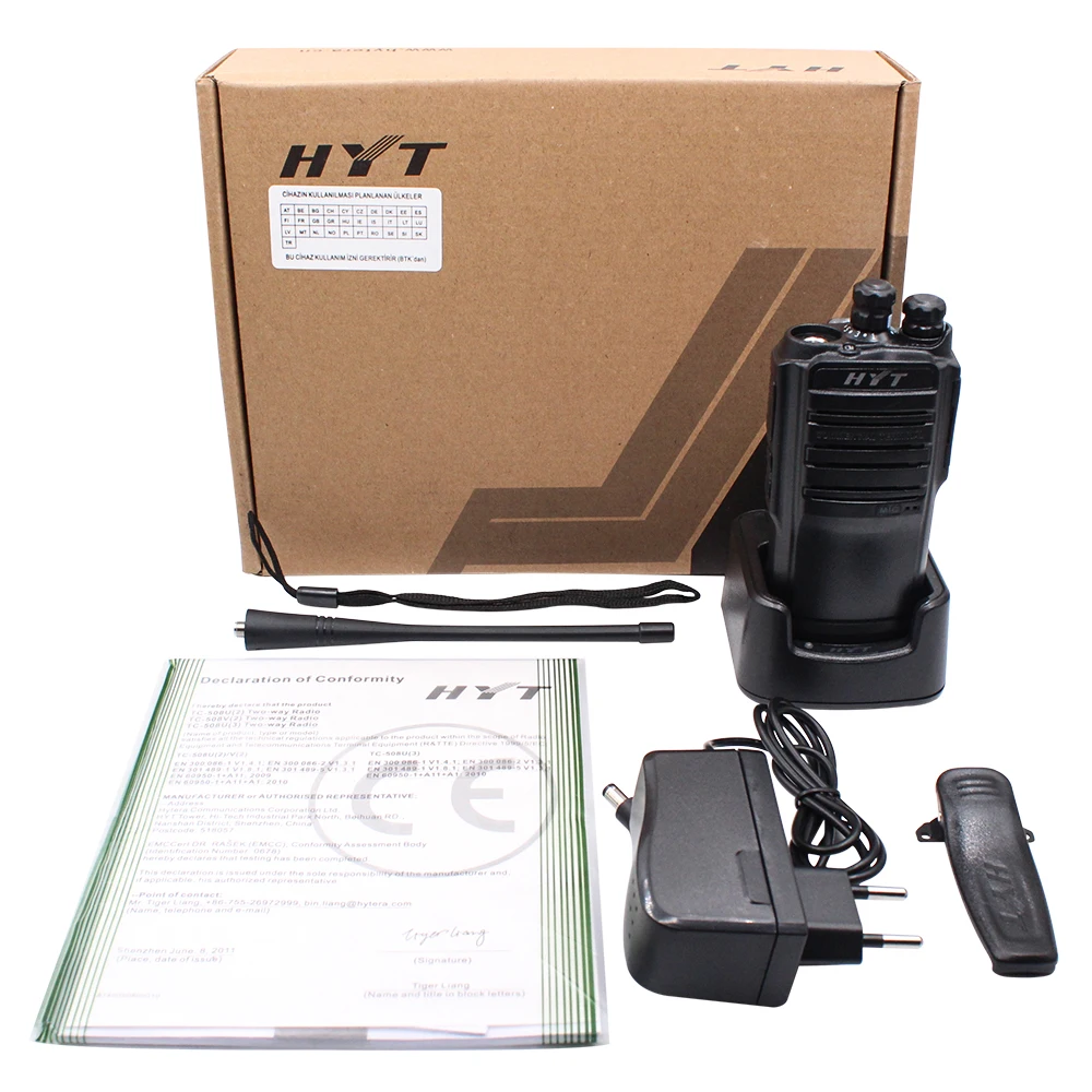 TC 508 UHF 400 470 МГц VHF146 174MHz портативная двухсторонняя радиостанция TC508 деловая ручная