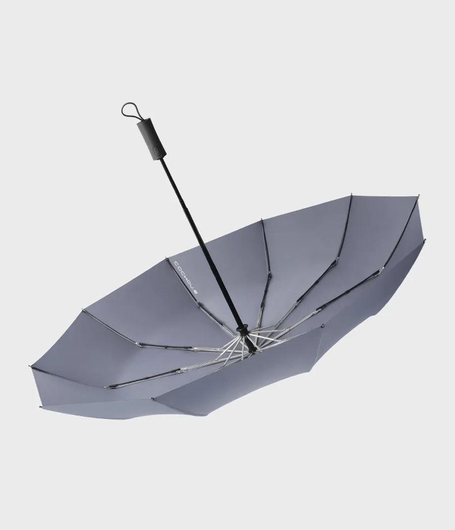 

Simple Automatic Umbrella Reinforcement Folding Windproof Automatic Umbrella Men Wind Resistant Umbrella Outdoor Umbrella HH50YS