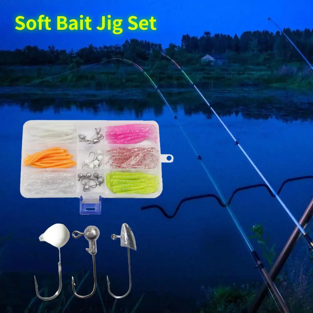 Vivid 135 шт./кор. Премиум устойчивая к разрыву Мягкая приманка джиг пластиковая в