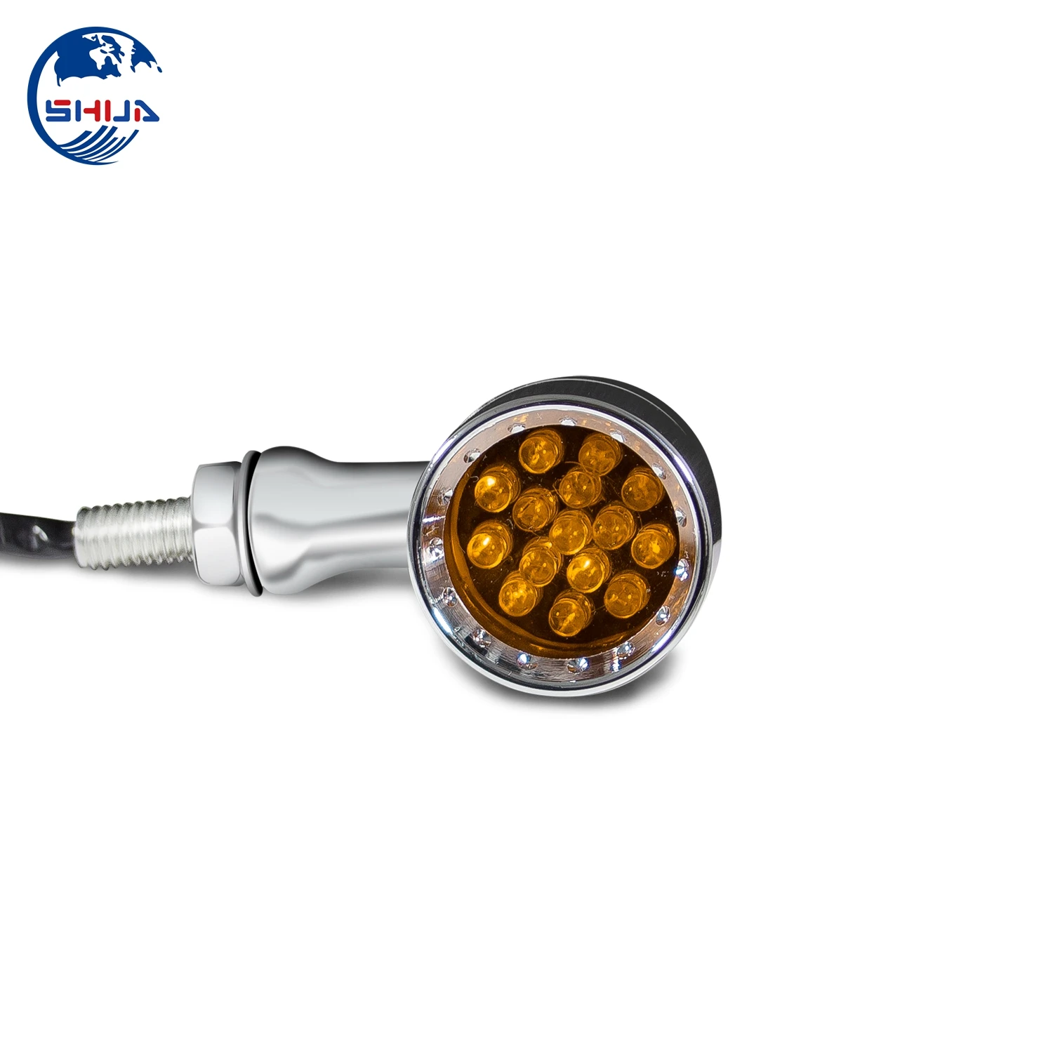 Мотоцикл светодиодный указатель поворота светильник в форме пули мигающая