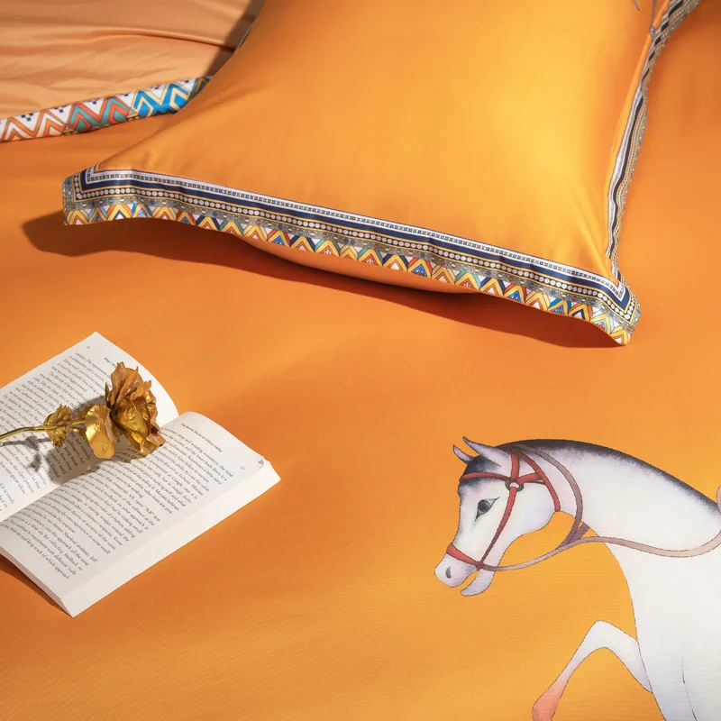 Дизайнерский комплект постельного белья в новом стиле с цифровым принтом