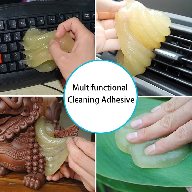 

Vehicle Car Glue Gum Gel Air Conditioner Outlet Vent Interior Dust Dirt Cleaner car auto accessories