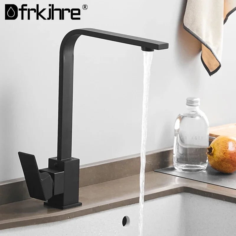 Кухонный кран для раковины Поворотный кухонный с одной ручкой 360 градусов