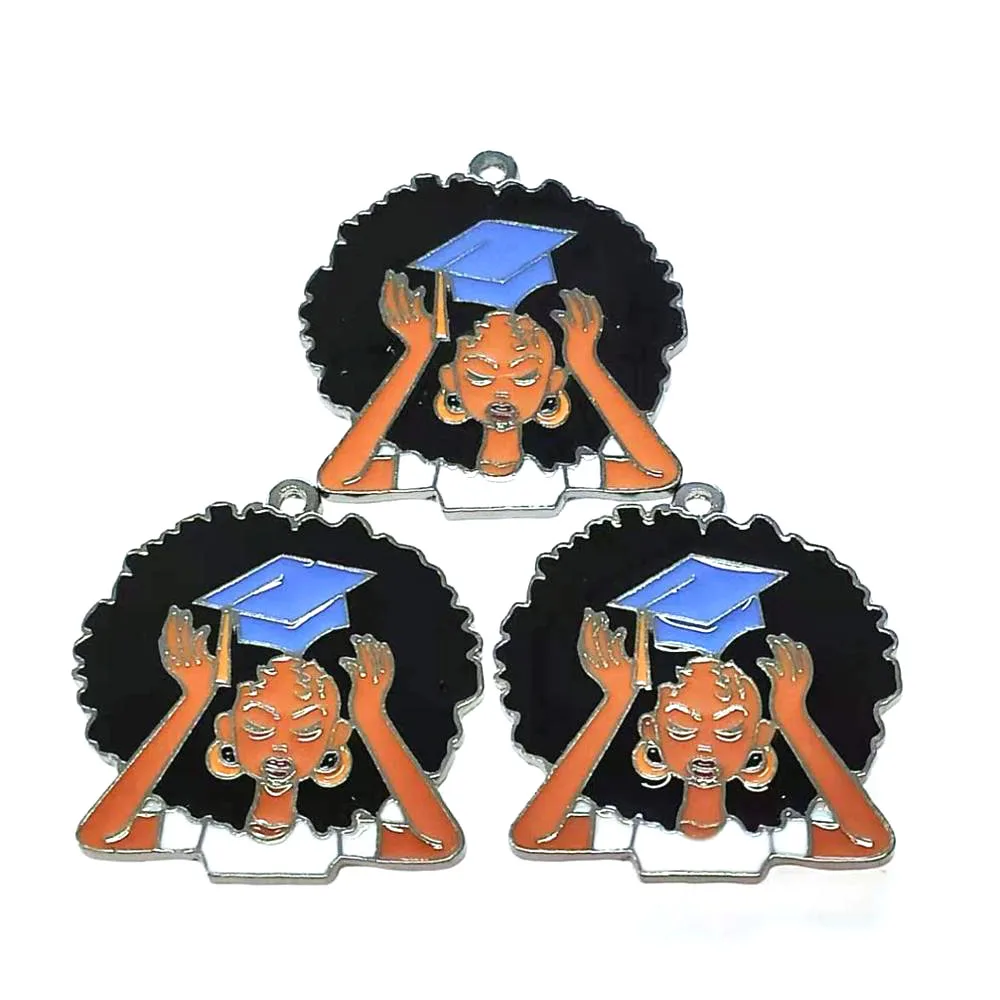 

10pcs Girl Face charms Set 0008