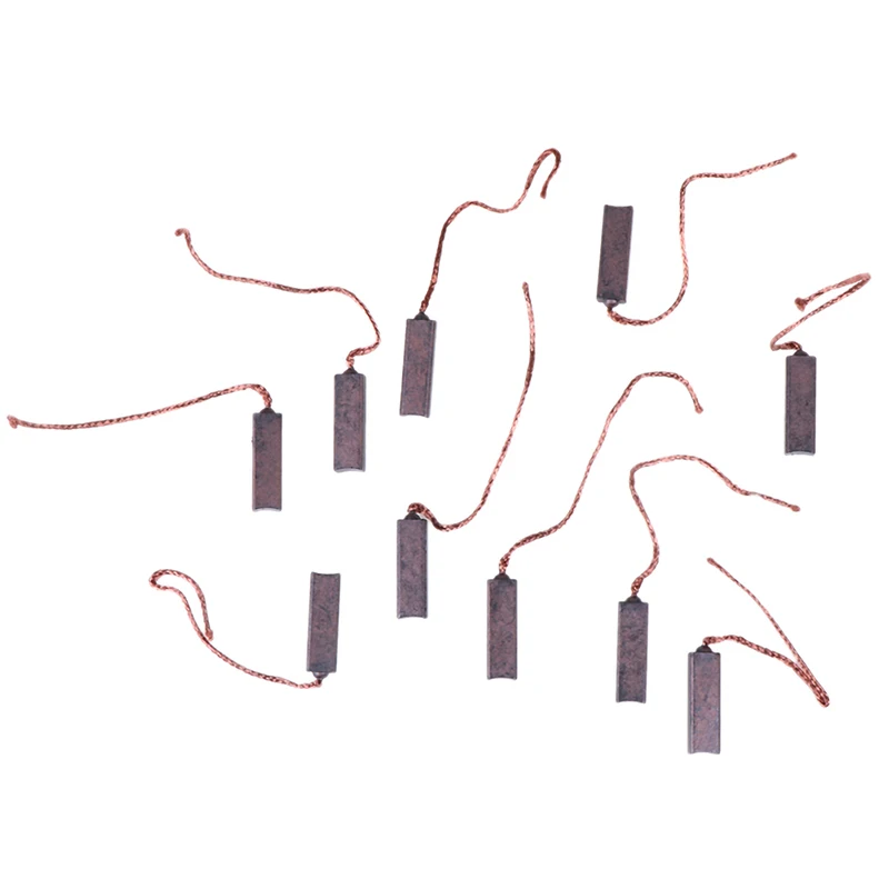 Новые 10 шт. угольные щетки провода генератора Универсальный электрический