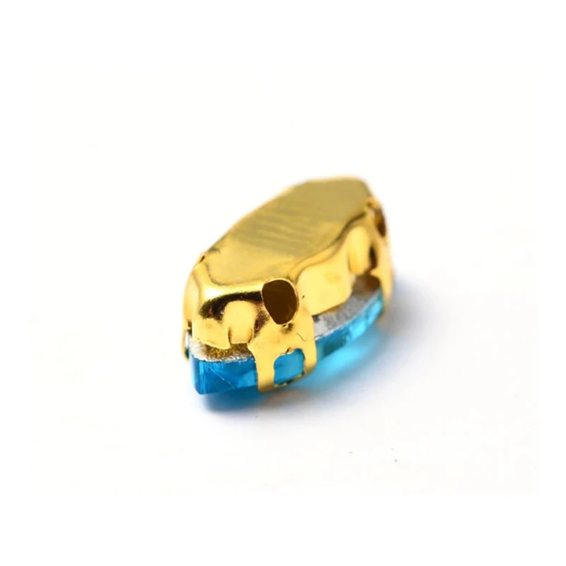 50 шт. смешанные металлические шпильки акриловые плоские стразы поделки для