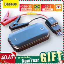 Baseus Car Booster 800A Power Bank Battery Jump Starter 12V Auto Starting Device Charger Car Starter 8000mAh Emergency Battery