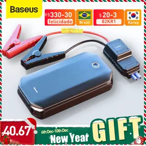 baseus car booster 800a power bank battery jump starter 12v auto starting device charger car starter 8000mah emergency battery free global shipping