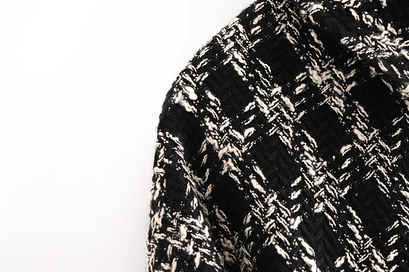 

Vintage Lapel Long Sleeve Plaid Jacket Coat Casual Loose Pocket Button Office Work Jacket Coat Famale Outerwear Chic Top 2020